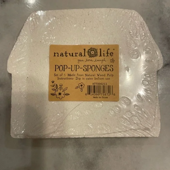 NATURAL LIFE Floral Cottage Sponge Set - Picture 3 of 3